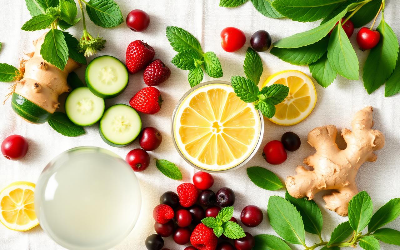Alimentos anti-inchaço usados no protocolo de 7 dias